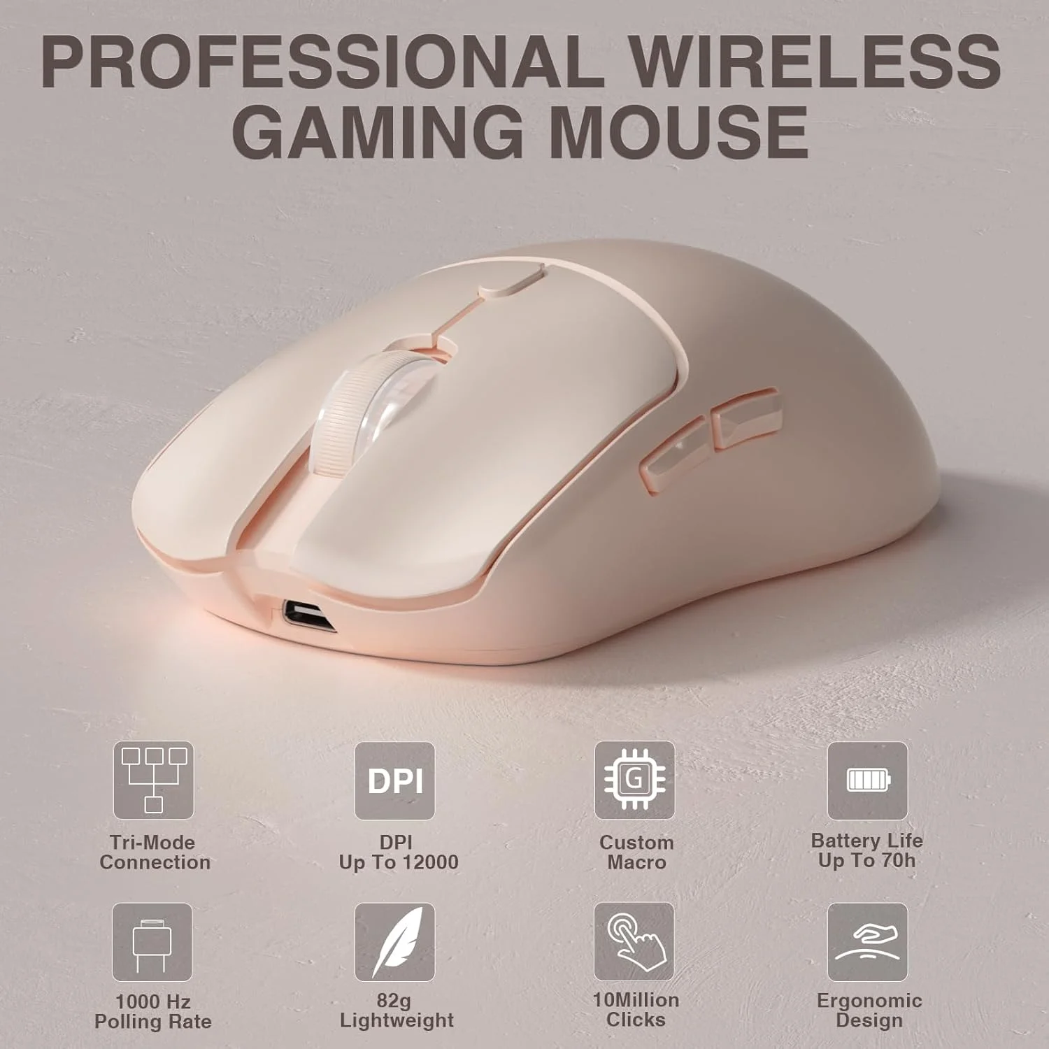 Gaming Accessories Tablet - AULA SC580X Tri-mode draadloze gamingmuis 12000