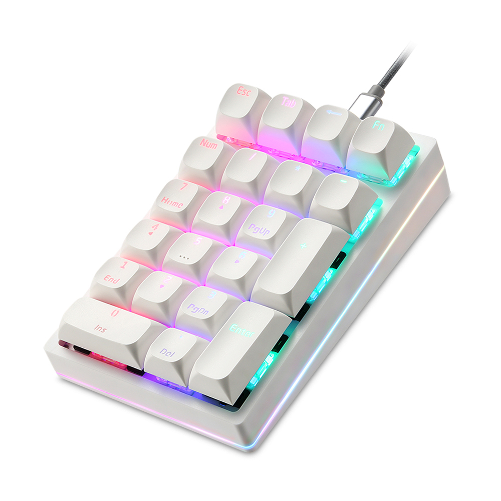 Keyboard Numpad Separate - K24Pro 21 Toetsen Nummerblok Mechanisch Numeriek
