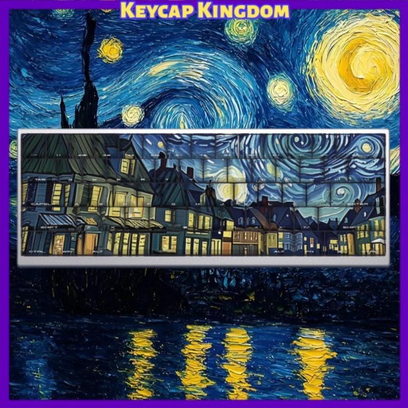 Gaming Accessories Tablet - Van Gogh Starry Sky Thema Keycap