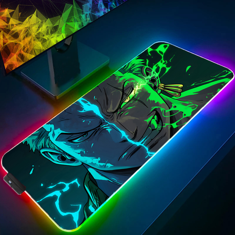 Gaming Accessories Tablet - EEN STUK Zoro Muismat RGB Gaming