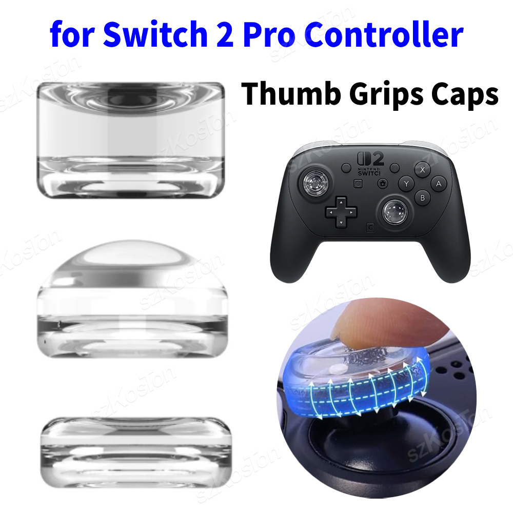 Japanese Gaming Accessories - Doorzichtige duimgrepen Caps voor Switch 2