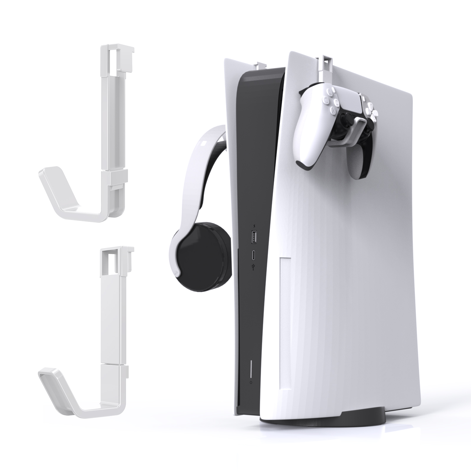 Gaming Accessories Holder - JYS-P5180 Controller & Headset Wandhouder voor