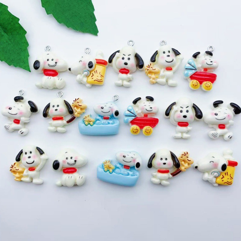 Gaming Accessories Gifts - 12 stuks hars cartoon hondenhangers, DIY