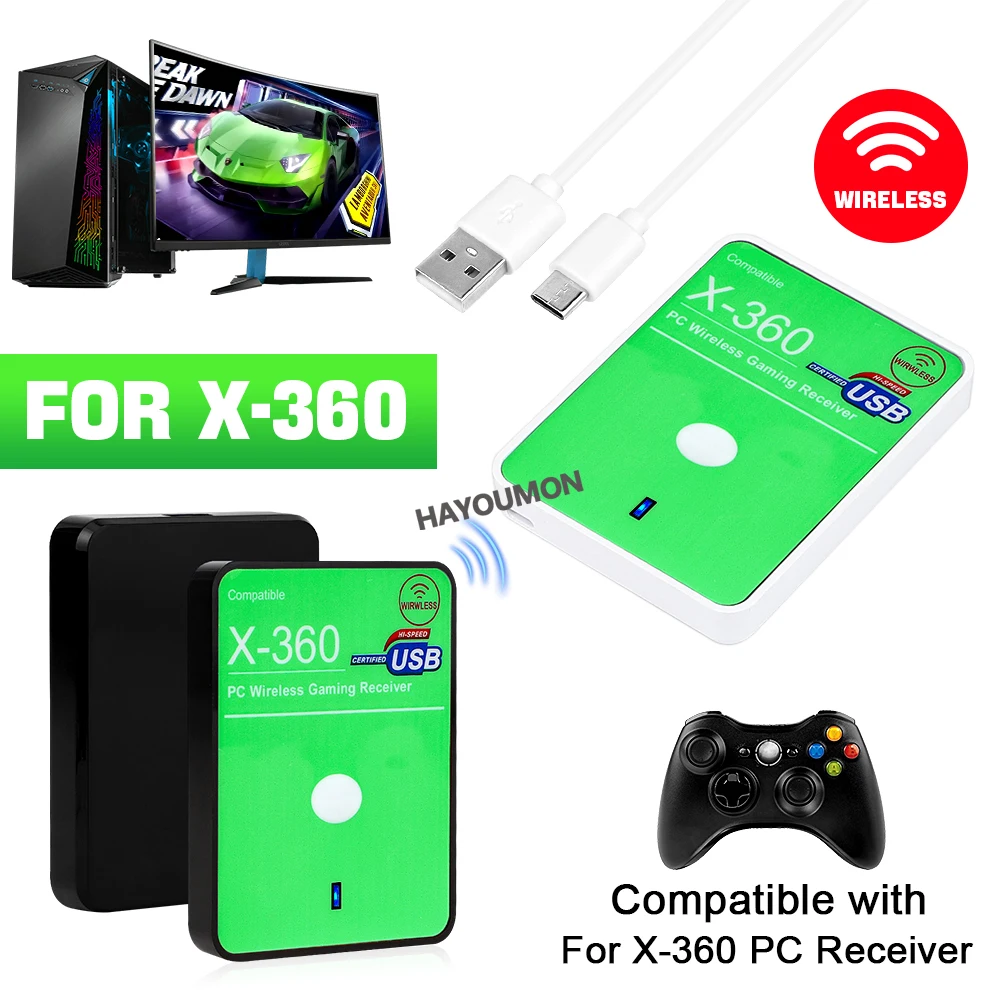 Play Gaming Accessories Xbox Controller - Draadloze Gaming Ontvanger USB Adapter Voor