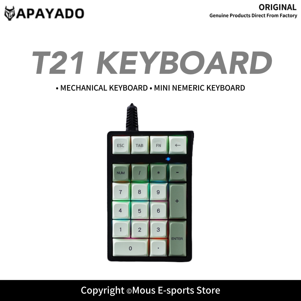 T21 APAYADO Bedraad numeriek t - Keyboard Numpad Separate recensie en prijs