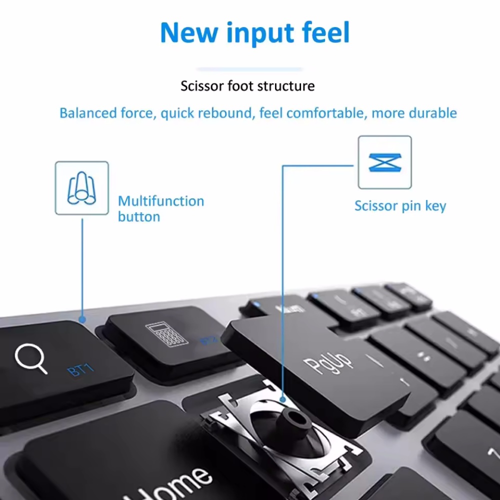 2,4 Ghz Draadloos + Bluetooth  - Keyboard Numpad Separate recensie en prijs