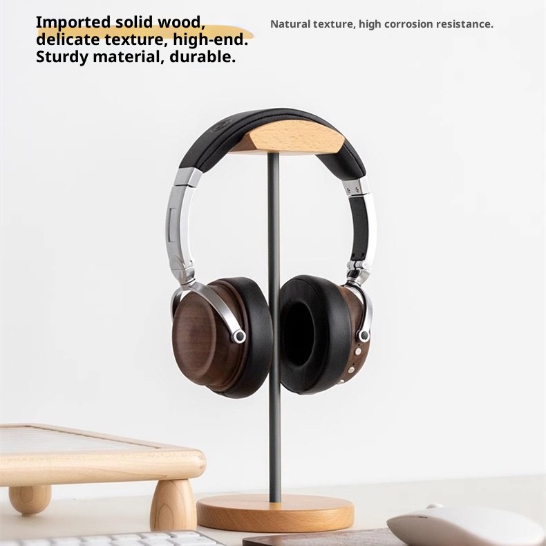 Houten en aluminium hoofdtelef - Gaming Accessories Setup recensie en prijs
