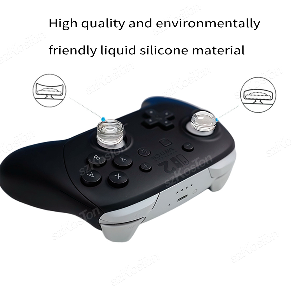 Doorzichtige duimgrepen Caps v - Japanese Gaming Accessories recensie en prijs