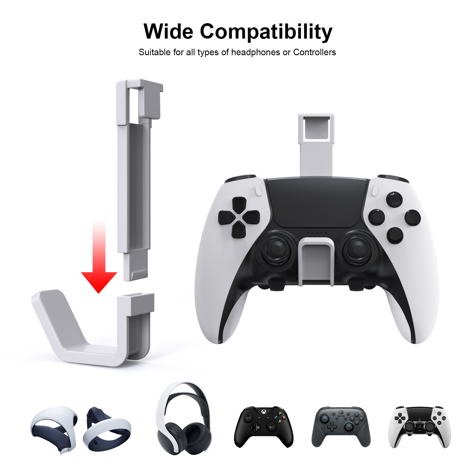 JYS-P5180 Controller & Headset - Gaming Accessories Holder recensie en prijs