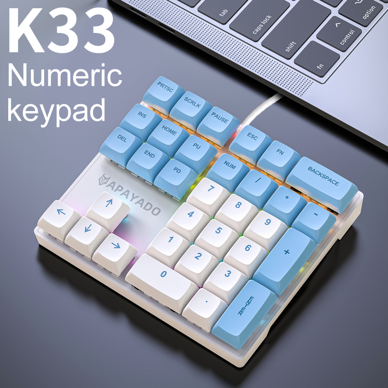 K33 Compact mechanisch numerie - Keyboard Numpad Separate recensie en prijs