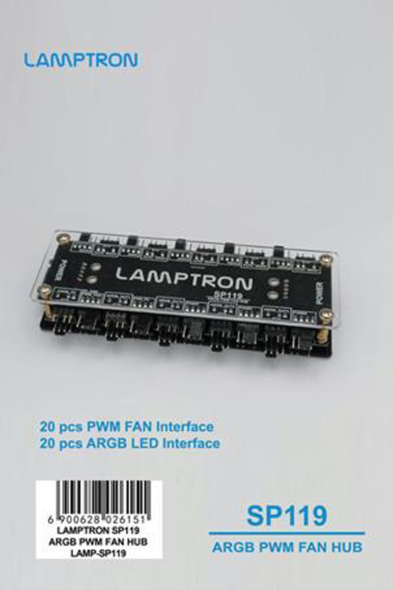 LAMPTRON 20-weg ARGB PWM venti - Gaming Hardware And Accessories recensie en prijs