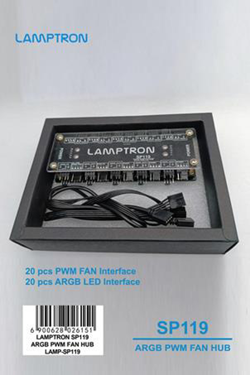 LAMPTRON 20-weg ARGB PWM venti - Gaming Hardware And Accessories recensie en prijs