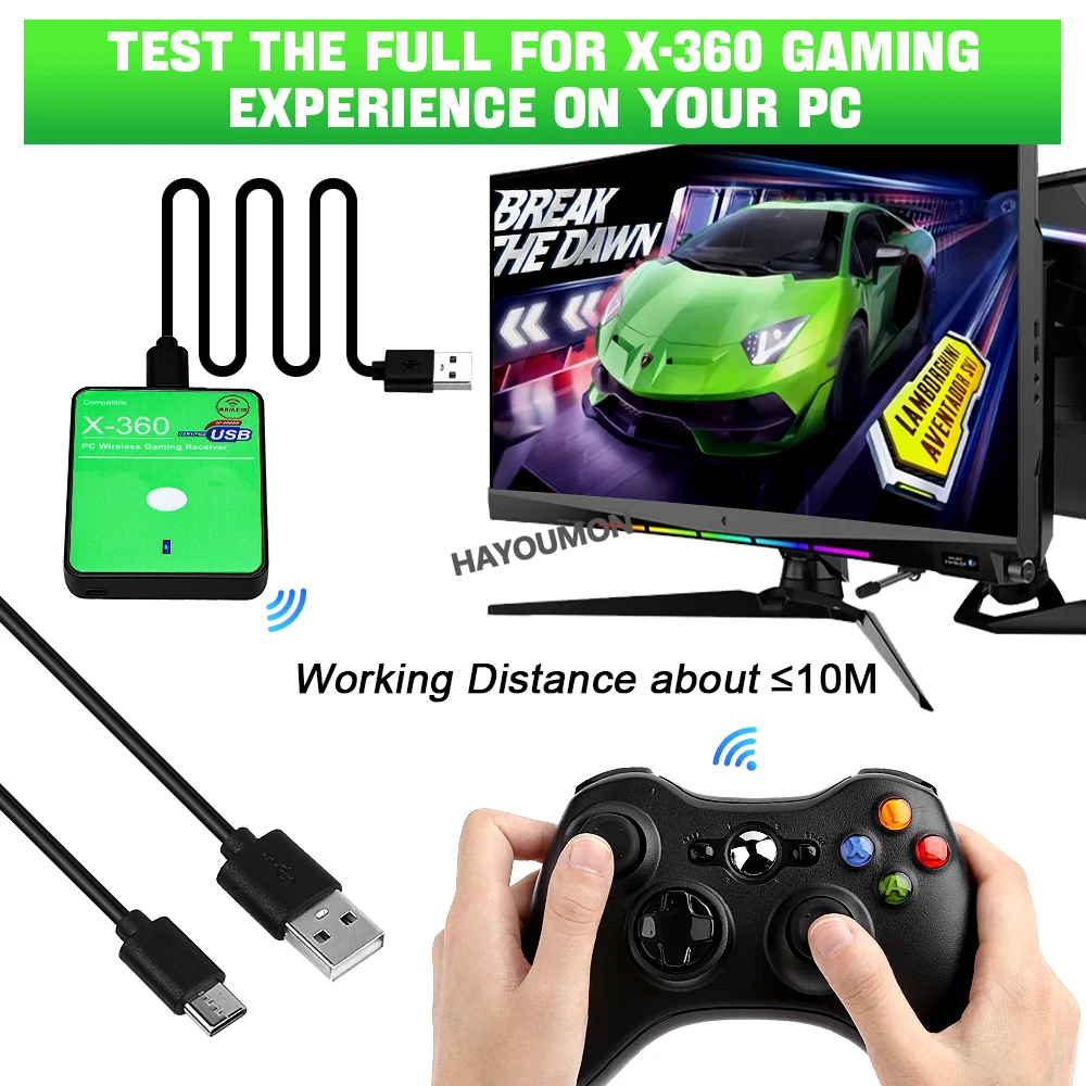 Draadloze Gaming Ontvanger USB - Play Gaming Accessories Xbox Controller recensie en prijs